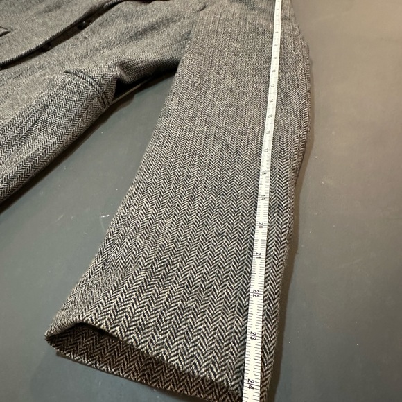 Banana Republic Gray Wool Blazer with Elbow Patches - Picture 5 of 5